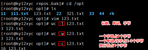 linux统计文件个数命令